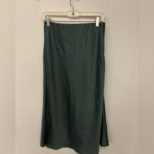 Stunning Rachel Zoe Dark Green Maxi Skirt